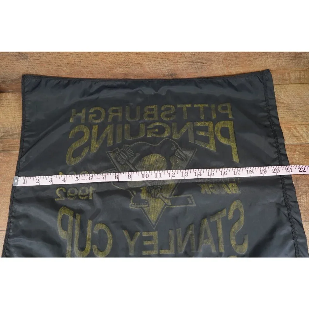 VTG Pittsburgh Penguins 1991-92 Back to Back Stanley Cup Champions Flag 21